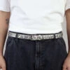3.000 STUDS BELT -Clothing Discounts 23SHTCI002 3.000 STUDS BELT WHITE 2