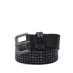 5.000 METAL BLK STUDS BELT