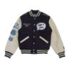 HTC VARSITY JACKET NAVY