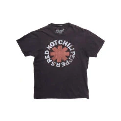 HTC VINTAGE RED HOT CHILI PEPPERS STUDDED T-SHIRT MIX BLACK