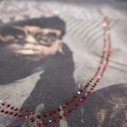 HTC VINTAGE LIL WAYNE STUDDED T-SHIRT MIX BLACK -Clothing Discounts 24WHTTS163 04 HTCVINTAGELILWAYNESTUDDEDLUXT SHIRT