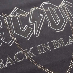 HTC VINTAGE AC/DC B.I.B. STUDDED T-SHIRT MIX BLACK -Clothing Discounts 24WHTTS170 03 HTCVINTAGEACDCB.I.B.STUDDEDT SHIRT f265ea74 1381 40b3 b4f8 837f28451f55