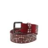 5.000 COLOUR STUDS BELT BORDEAUX -Clothing Discounts 25SHTCI040 5.000COLORSTUDSBELT BORDEAUX 01