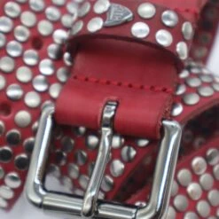 5.000 COLOUR STUDS BELT BORDEAUX -Clothing Discounts 25SHTCI040 5.000COLORSTUDSBELT BORDEAUX 06