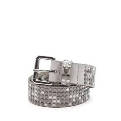 5.000 COLOUR STUDS BELT GREY