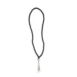 MYSTERY SHIELD NECKLACE BLACK