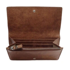 NANCY LONG WALLET -Clothing Discounts 25SHTPF001 NANCYLONGWALLET BROWN 04