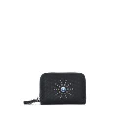 HTC STUDDED SMALL ZIP WALLET