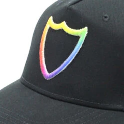 HTC RAINBOW BLACK BASEBALL CAP -Clothing Discounts HTC 0005 CAP