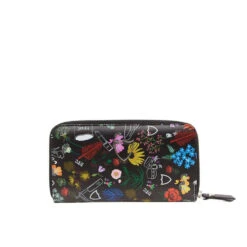 DIRTY FLOWERS ZIP WALLET